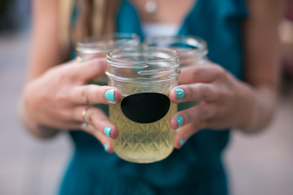 To Have & To Hold Weddings {mason jar champagne toast}
